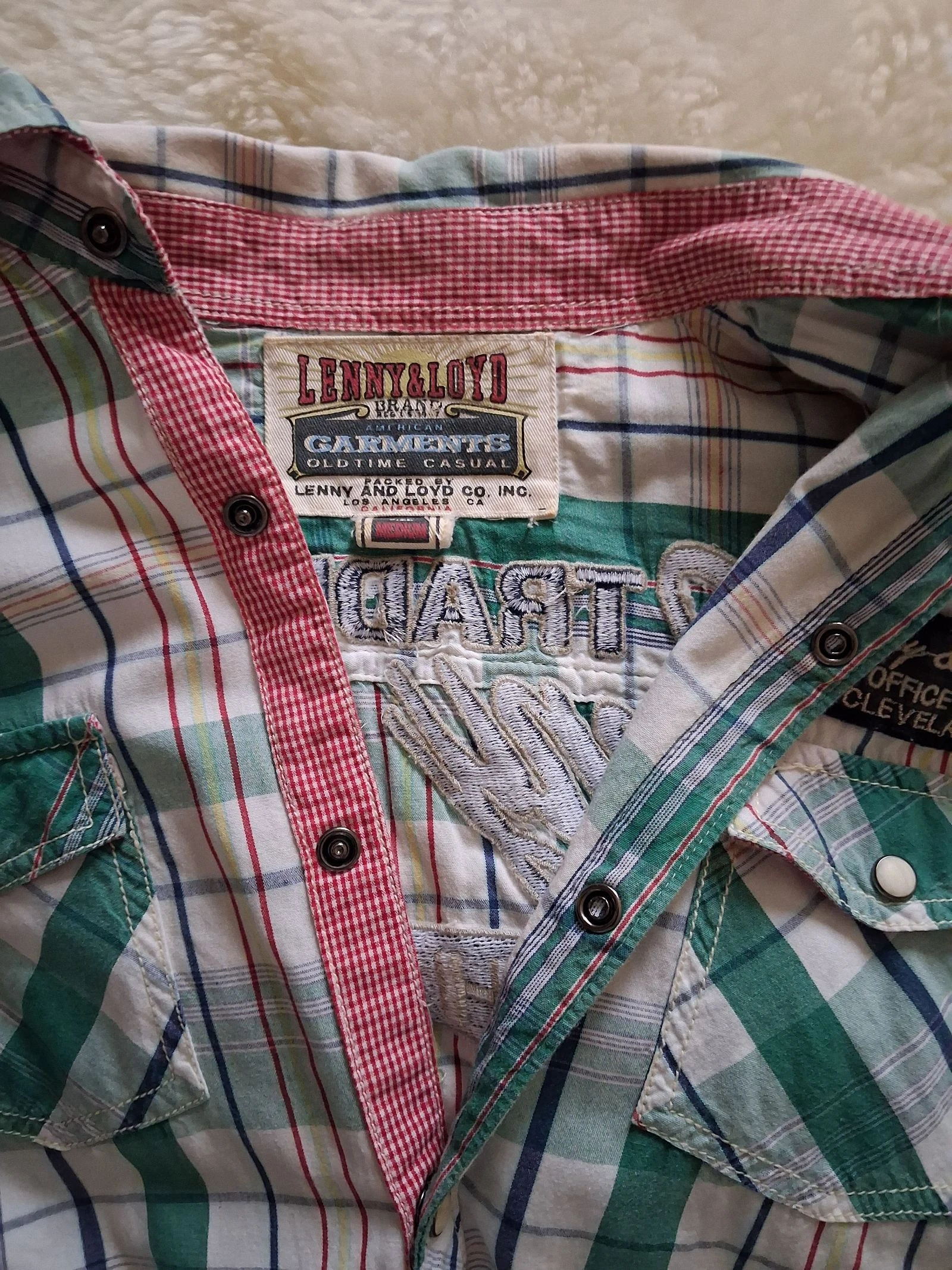 Belle Chemise homme manches courtes Lenny&Loyd  taille M – photo 3